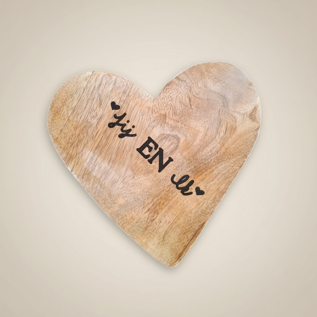 Houten Hart - Jij & Ik