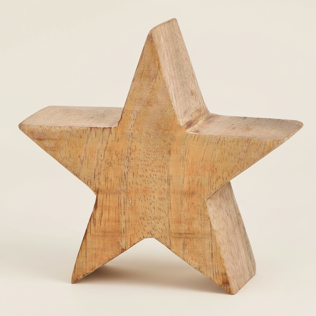 Kleine Houten Decoratiester - Mangohout (10 cm)