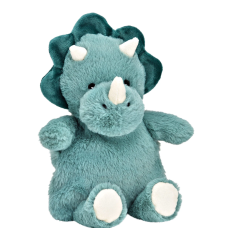 Pluche Dino Knuffel blauw groen - 24 cm