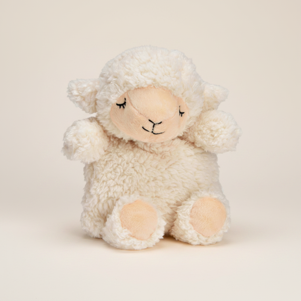 Kersenpitkussen Schaap Pluche - 31 cm